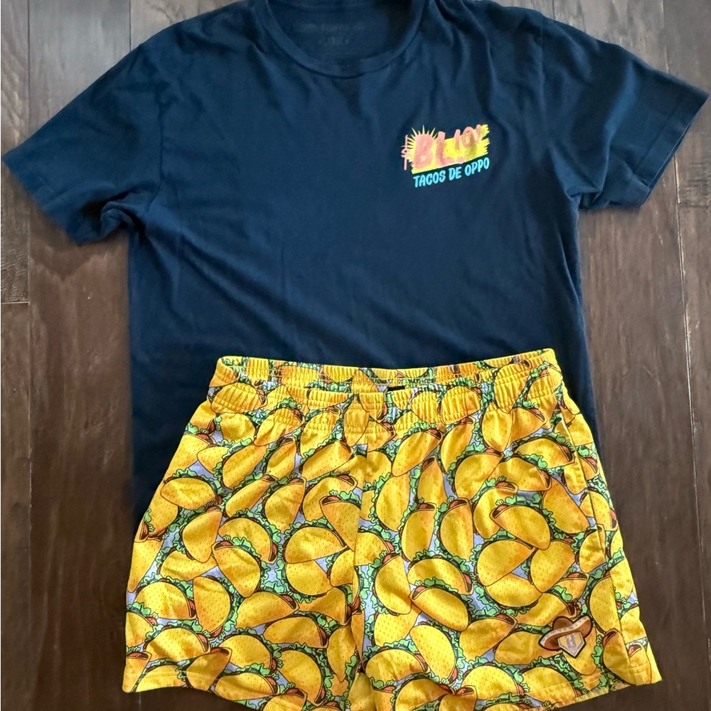 Baseball Lifestyle 101 Taco Tee and Shorts